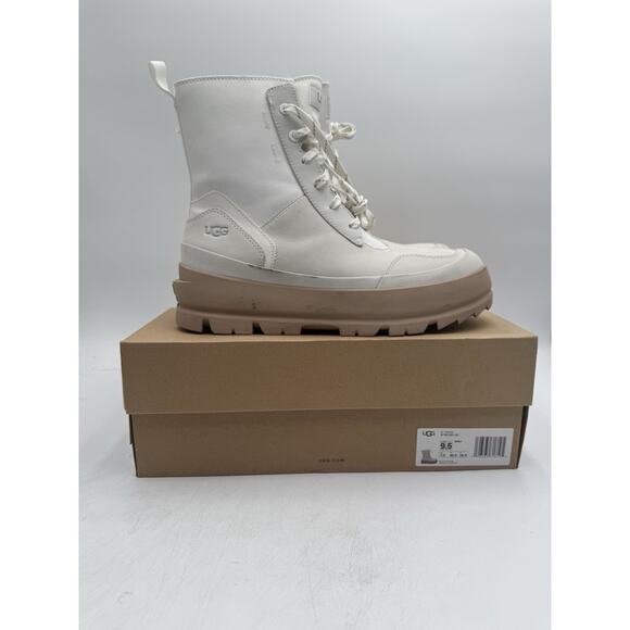 Uggs THE UGG LUG Women's NWD Boot White/Tan US Size 9.5 Medium NIB - Picture 11 of 12